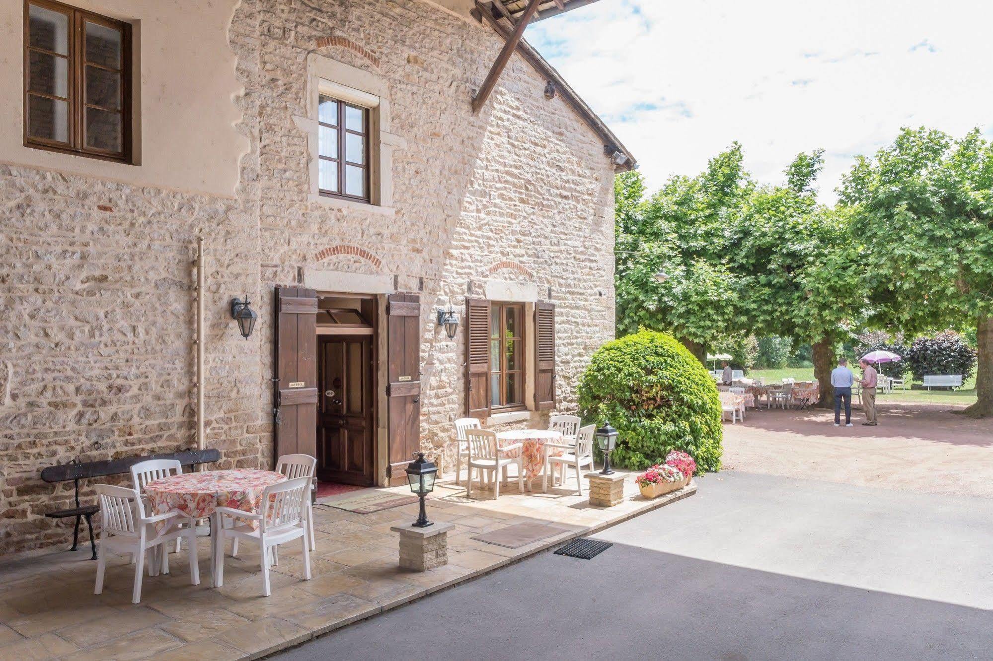 Reyssouze Logis Hotel Les Platanes מראה חיצוני תמונה