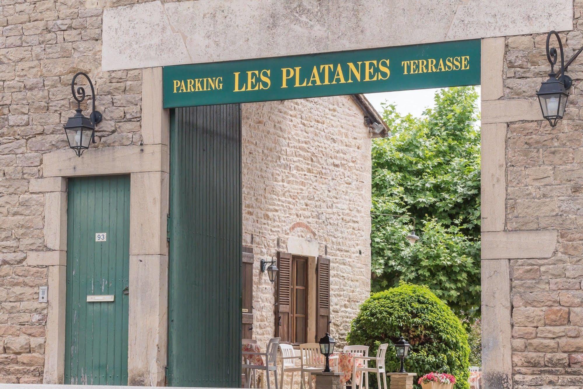 Reyssouze Logis Hotel Les Platanes מראה חיצוני תמונה